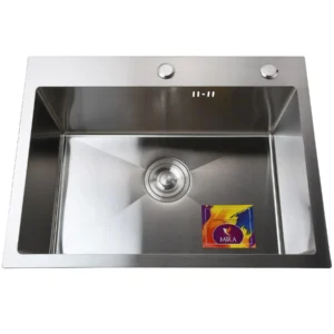 Кухоная мойка MIRA 6045HG 600х450 накладная, прямоугольная, графит (3 мм)