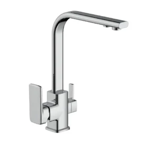 Смеситель для кухни Frap F4360 двухрычажный, хром