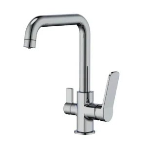 Смеситель для кухни Frap F4361 двухрычажный, хром