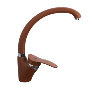 Смеситель для кухни Frap F4101-14 однорычажный, коричневый