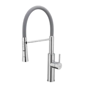 Смеситель для кухни Frap F4452-6 однорычажный, серый/хром