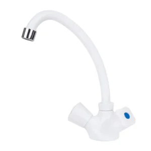 Смеситель для кухни Slat двухвентильный, белый (SLT-E271(W))