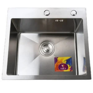 Кухоная мойка MIRA 5045HS 500х450 накладная, прямоугольная, сатин