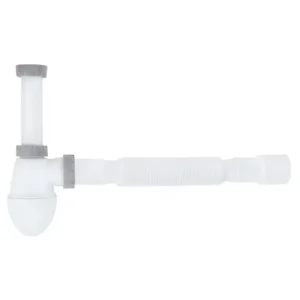 Сифон для раковины ITAL U1012 1 1/4" пластик, белый (STE10080043)