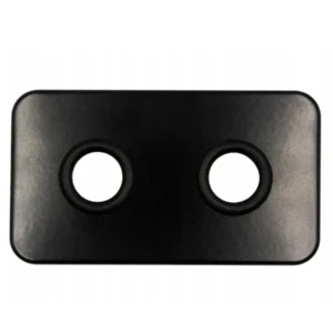 Маскировочные розетки Vario Term прямоугольная, черная матовая