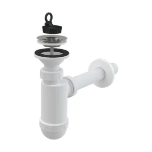 Сифон для раковины AlcaPlast А410 1 1/4" пластик, белый