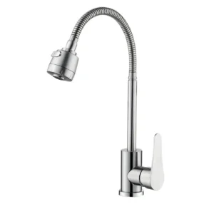 Смеситель для кухни Wezer однорычажный, хром (EKO4D-17)