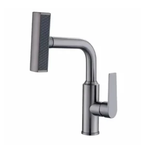 Смеситель для кухни Slat однорычажный, графит (SAT-40401GG)