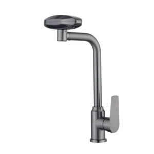 Смеситель для кухни Slat однорычажный, графит (SAT-40301GG)
