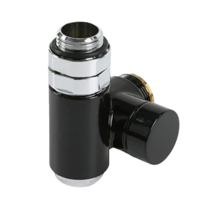 Кран для полотенцесушителей Carlo Poletti 1/2"x 24-19 угловой, черный