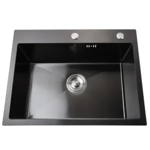 Кухоная мойка MIRA 5050HG 600х450 накладная, прямоугольная, графит (3 мм)