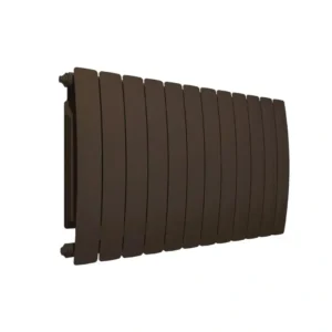 Алюминиевый радиатор Terma Camber 575x640 боковое подключение, коричневый