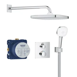 Душевая система Grohe Grohtherm Tempesta 250 Cube с термостатом, латунь, хром (34871000)