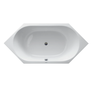 Ванна шестиугольная Duravit D-Code 190x90 акриловая, белая глянцевая (700138000000000)