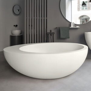 Ванна отдельностоящая Cielo Le Giare 190x119 искусстевнный камень, белая матовая (LGBAT)