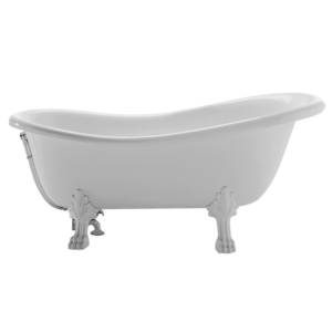 Ванна отдельностоящая Globo Paestum 170x80 акриловая, серая глянцевая (PA100)