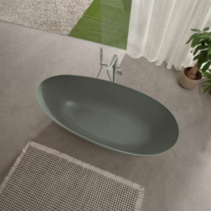 Ванна отдельностоящая Villeroy&Boch Antao 170x75 квариловая, зеленая матовая (UBQ170TAO7VR8)