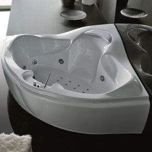 Ванна пристенная Treesse Haiti 155x155 акриловая, белая глянцевая (V7451)