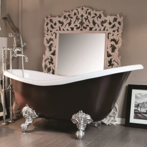 Ванна отдельностоящая Gaia Margot 154x76,2 мраморная, лакирована по RAL глянцевая глянцевая (VGM2210LC)