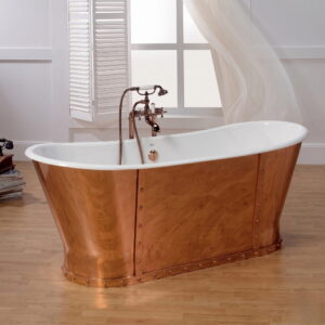 Ванна отдельностоящая Gaia Eiffel 170x68 чугунная, лакирована по RAL глянцевая (VRG1970LC)