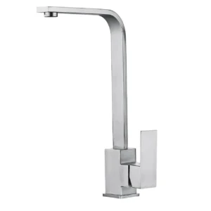 Смеситель для кухни Wezer однорычажный, сталь (PRO4-02)