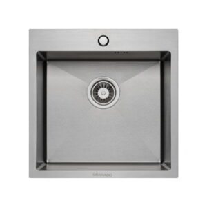 Кухонная мойка GRANADO Galera S304 500x500 врезная, квадратная, сталь