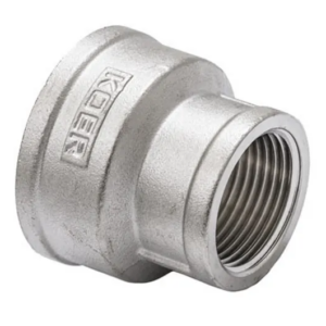 Муфта латунная Koer KF.C1016 редукционная, 1 1/2"x1" ВВ (KF0022)