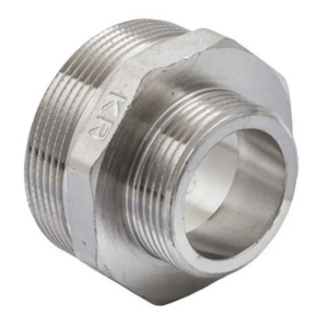 Ниппель латунный Koer KF.N1220 редукционный, 1 1/4"x2" НН (KF0046)