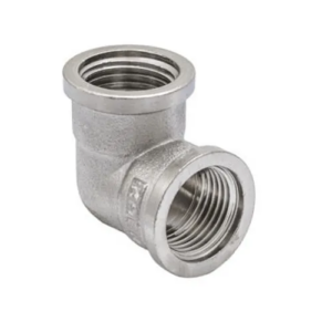 Уголок латунный Koer KF.L06F 1/2" ВВ, никелированный (KF0072)