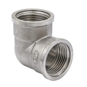 Уголок латунный Koer KF.L10F 1"x1" ВВ, никель (KF0074)