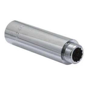 Удлинитель латунный Koer KF.E06-90.CHR 1/2"x1/2" ВН 90 мм (KF0102)