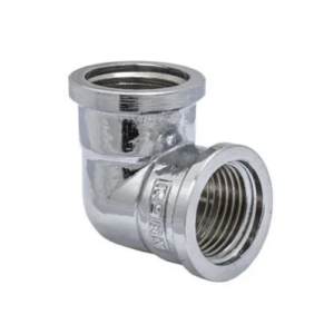 Уголок латунный Koer KF.L06F.CHR 1/2" ВВ, хромированный,  (KF0124)