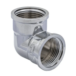 Уголок латунный Koer KF.L10F.CHR 1"x1" ВВ, хромированный (KF0126)