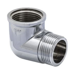 Уголок латунный Koer KF.L10MF.CHR 1"x1" ВН, хромированный (KF0129)