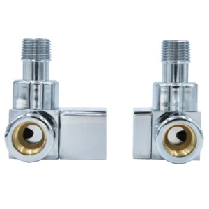 Краны для полотенцесушителей Vario Term Quattro 3/4"x1/2" угловой, хром