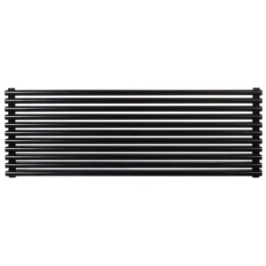 Дизайнерский радиатор Betatherm Quantum 2 425×1000 мм горизонтальный, черный матовый