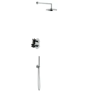 Душевая система Nobili Velis/Live с термостатом, металл, хром (WESK102/TCR)