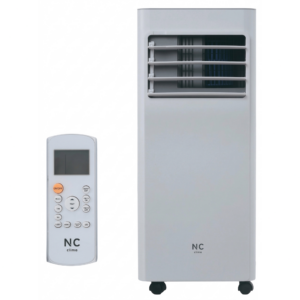 Мобильный кондиционер NC clima Plymouth NCI09OMPLw0 25м2 (-**°С) R290 неинверторный, белый + пульт ДУ (Wi-Fi Ready)