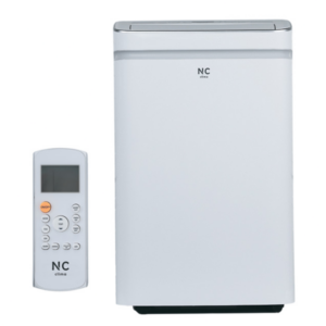 Мобильный кондиционер NC clima Plymouth NCI12OMPLw0 35м2 (-**°С) R290 неинверторный, белый + пульт ДУ (Wi-Fi Ready)
