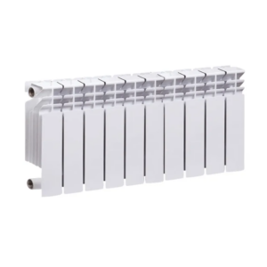 Биметаллический радиатор Koer 110 Maxi Bimetal-350 боковое подключение, белый (10 секций в сборе) (KR4937)