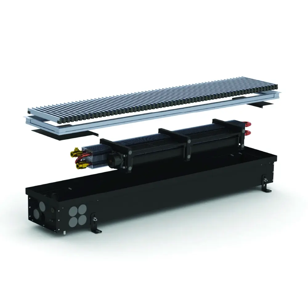 PPX-4SV1000_1 Внутрипольный конвектор Carrera 4SV 1000x200x110 с принудительной конвекцией