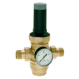 Редуктор давления Resideo (Honeywell) D06FN НН для воды, с матометром, латунь