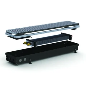 Внутрипольный конвектор Carrera S/C 1000x230x90 с естественной конвекцией