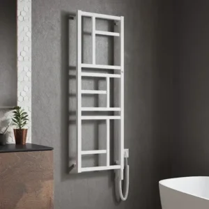 Электрический полотенцесушитель Instal Projekt Mondrian 1140x500 вертикальный, белый + ТЭН HOT
