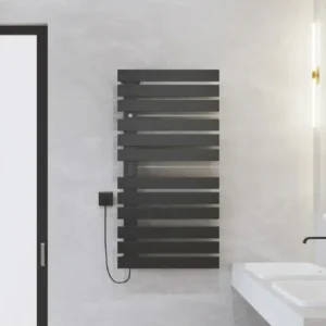 Электрический полотенцесушитель Instal Projekt Nameless Smart Air 1197x500 вертикальный, черный + контроллеро SmartAir