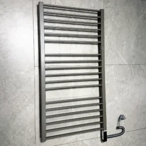 Электрический полотенцесушитель Instal Projekt Piko 979x530 вертикальный, cерый + тен Terma One Chrome