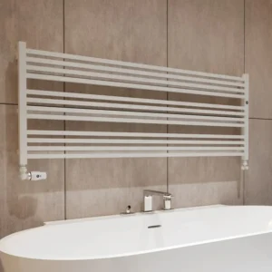 Электрический полотенцесушитель Instal Projekt Stick Level 555x1200 вертикальный, белый+ ТЭН MOA