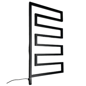 Электрический полотенцесушитель Radox Sera 1010x580 вертикальный, черный+ТЭН ONE