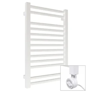 Электрический полотенцесушитель Terma Bone 760x500 горизонтальный, белый + ТЭН MOA