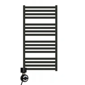 Электрический полотенцесушитель Terma Rytm 960x500 вертикальный, черный + ТЭН MOA